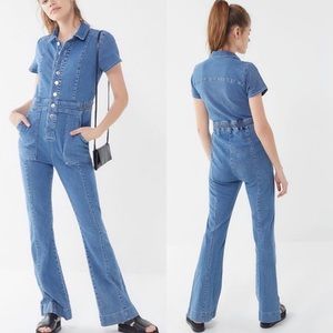 BDG urban outfitters denim utility jumpsuit blue 4